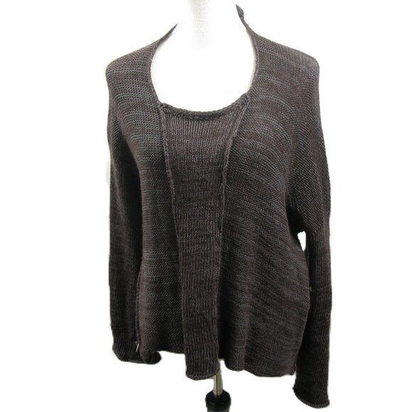 Skif Brown Crew Neck Sweater Size Large - Picture 1 of 8